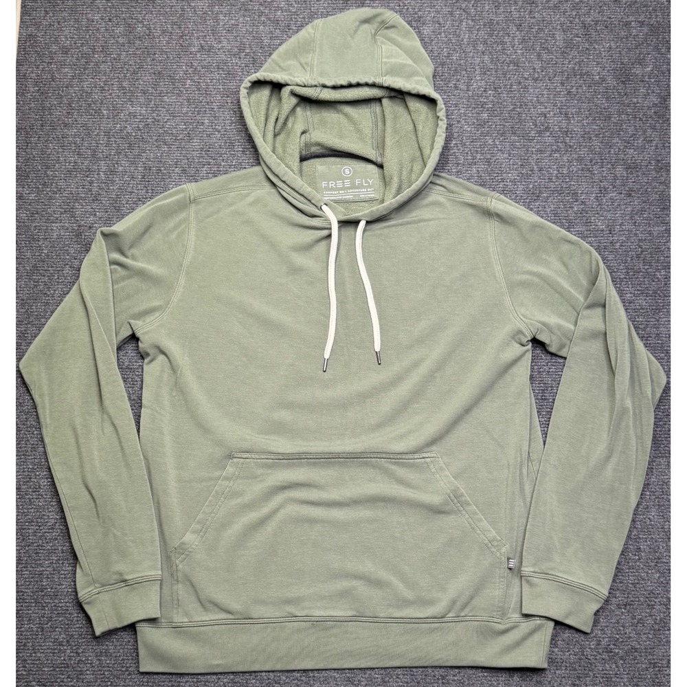 Free Fly Women Bamboo Performance Hoodie Sage‎ Green Small Sweatshirt Comfort